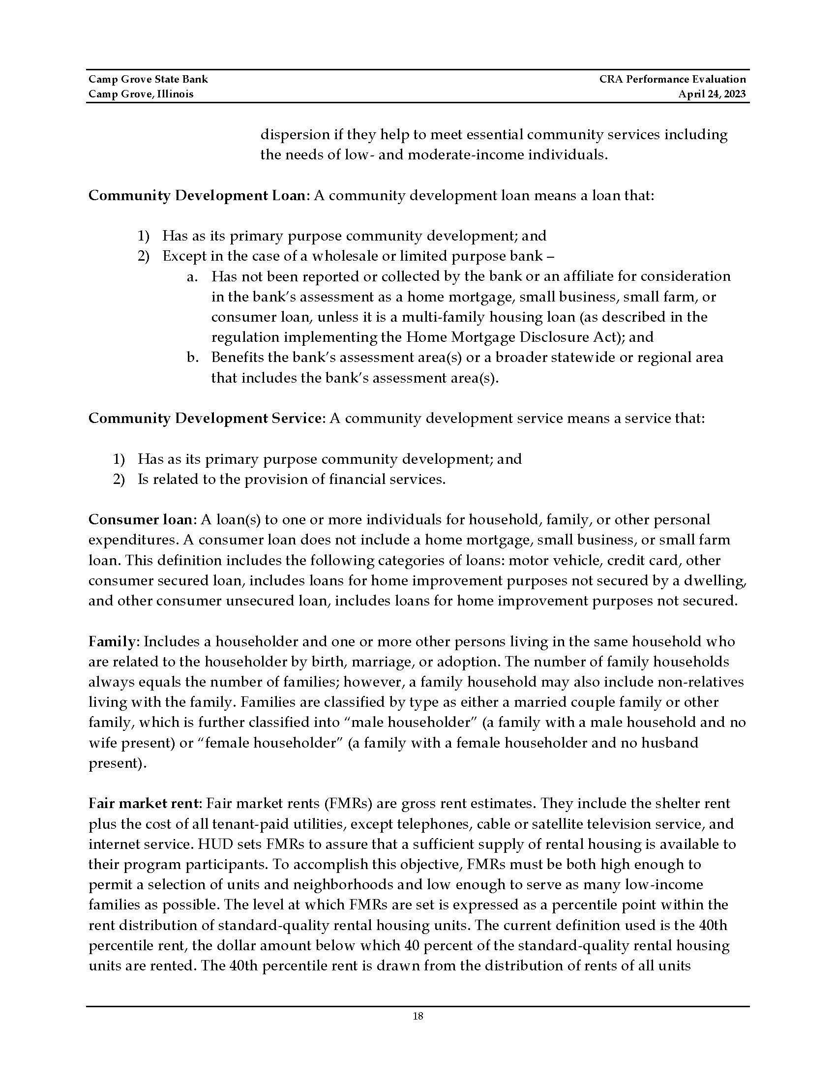 Community Reinvestment Act Page 21