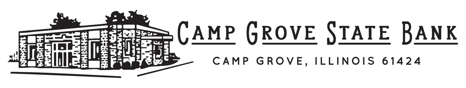 Camp Grove State Bank Logo Banner